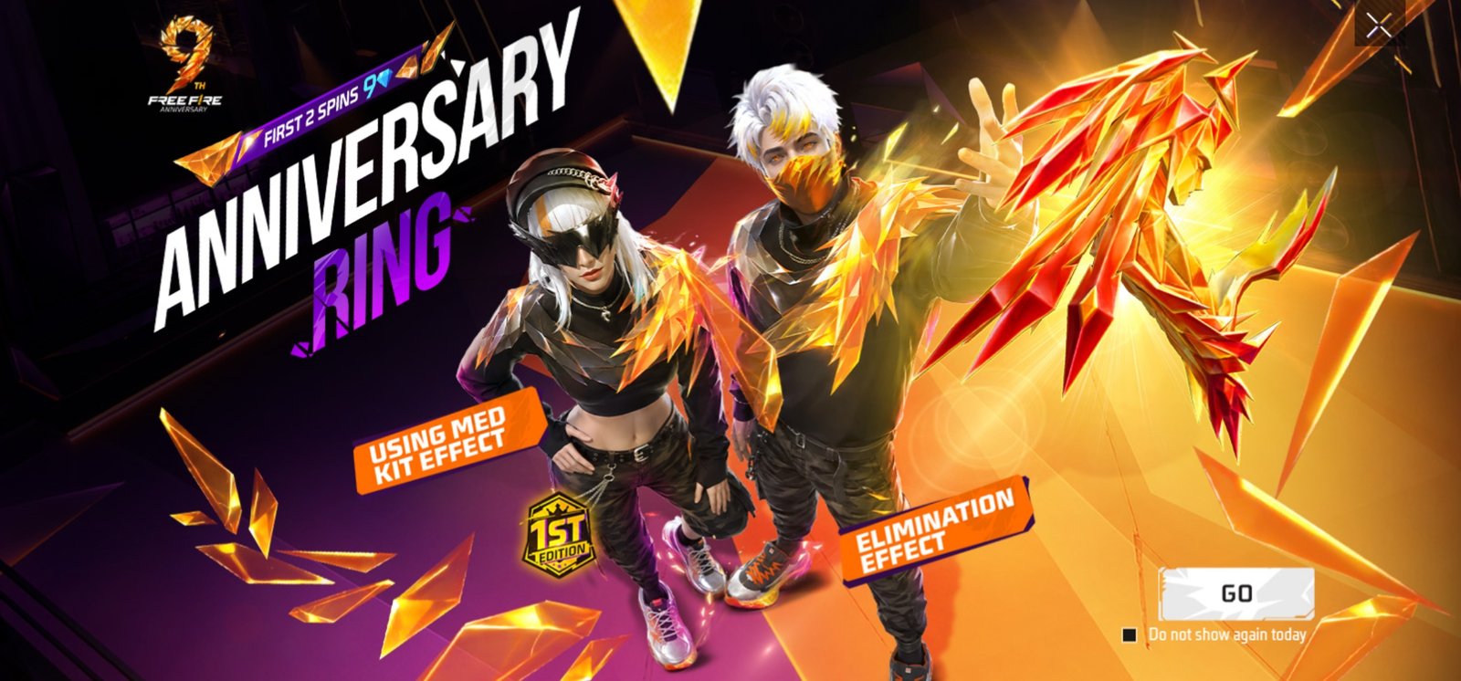 Free Fire Anniversary Ring Event 2026: How to Get Ember Fracture Bundle