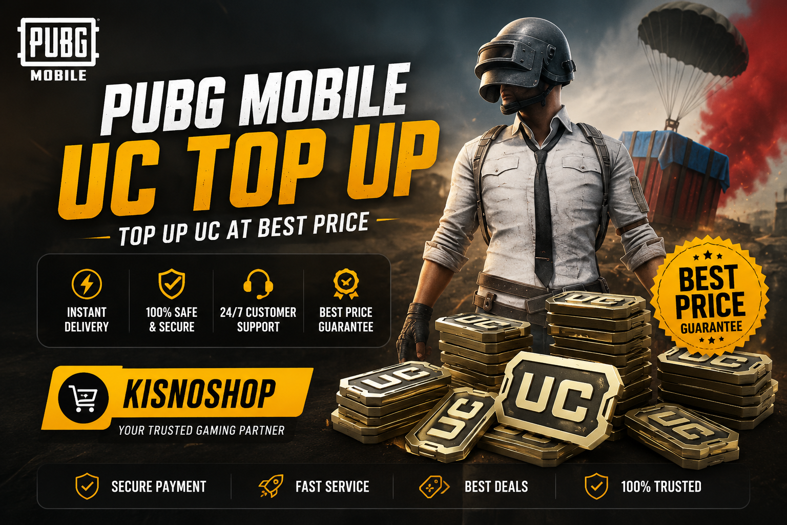 Why Choose KisnoShop for PUBG Mobile UC Top Up in Nepal?